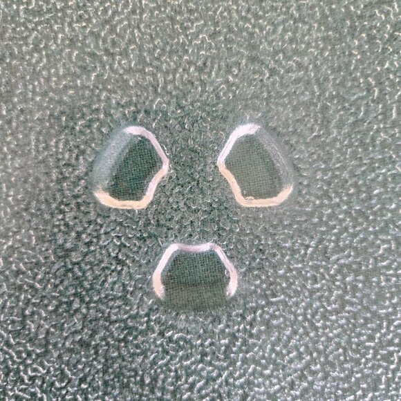 13.5-inch Glass Turntable Tray w/Turntable Ring from GE Microwave - Picture 3 of 8